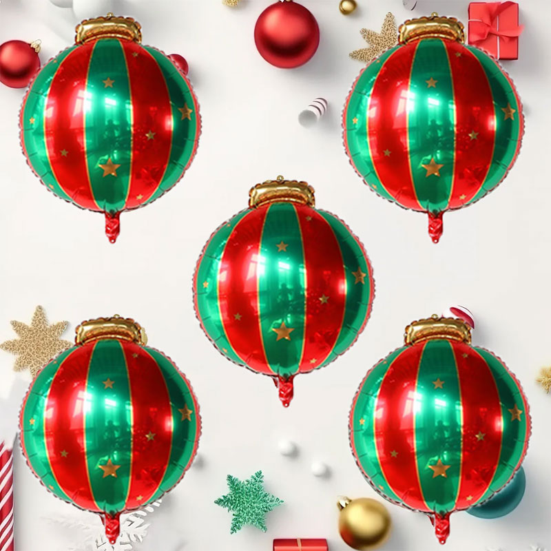 5 uds Bola de Navidad roja y v - Wedding Decor Supply Store reseña y precio